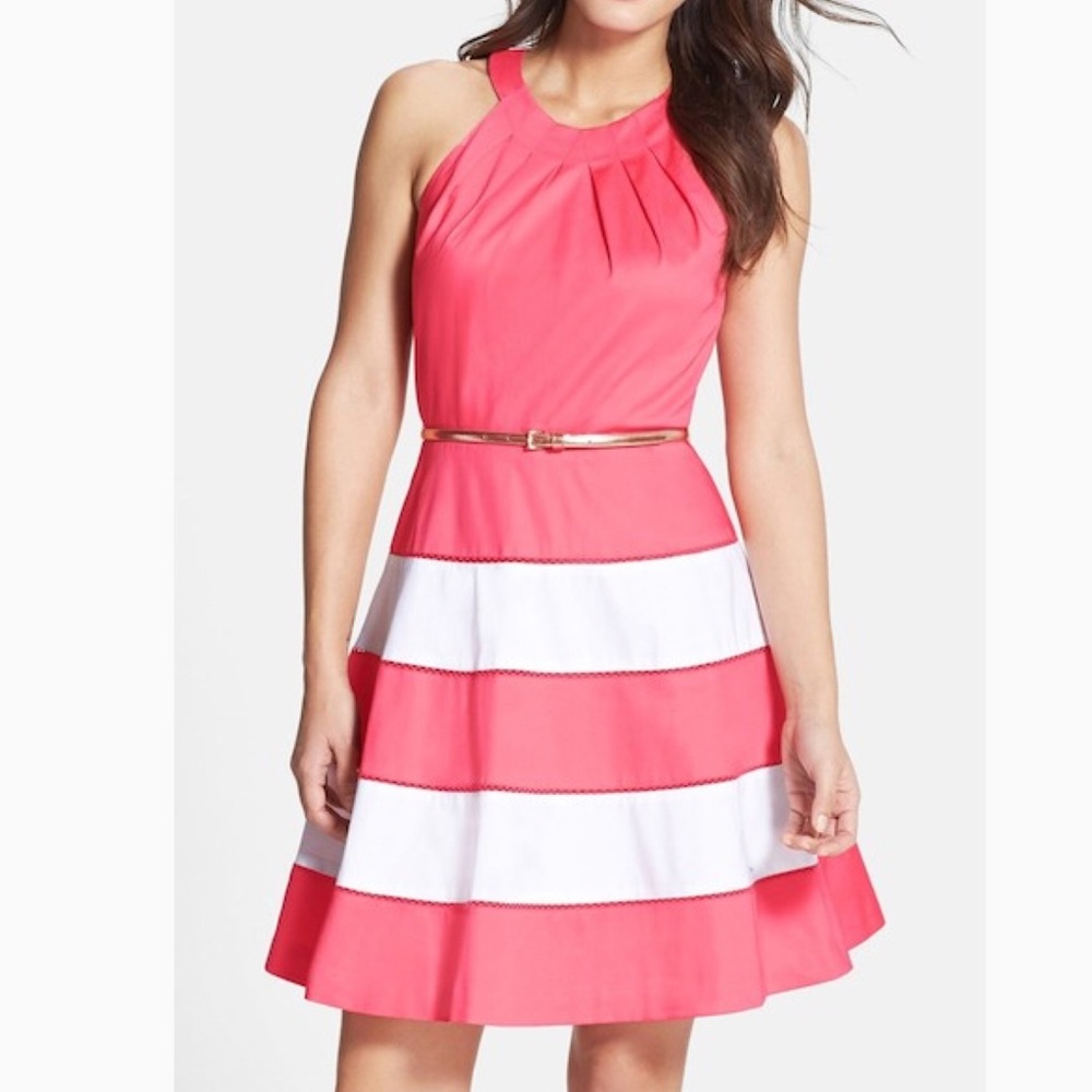 Eliza J Fit and Flare Dress